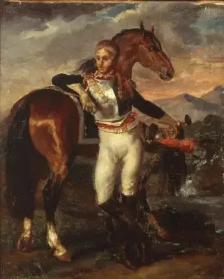 Posthumt portrett av løytnant Legrand - Théodore Géricault