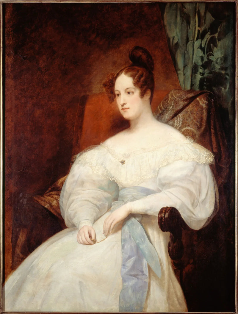 Foreløpig portrett av prinsesse Louise d'Orléans - Ary Scheffer