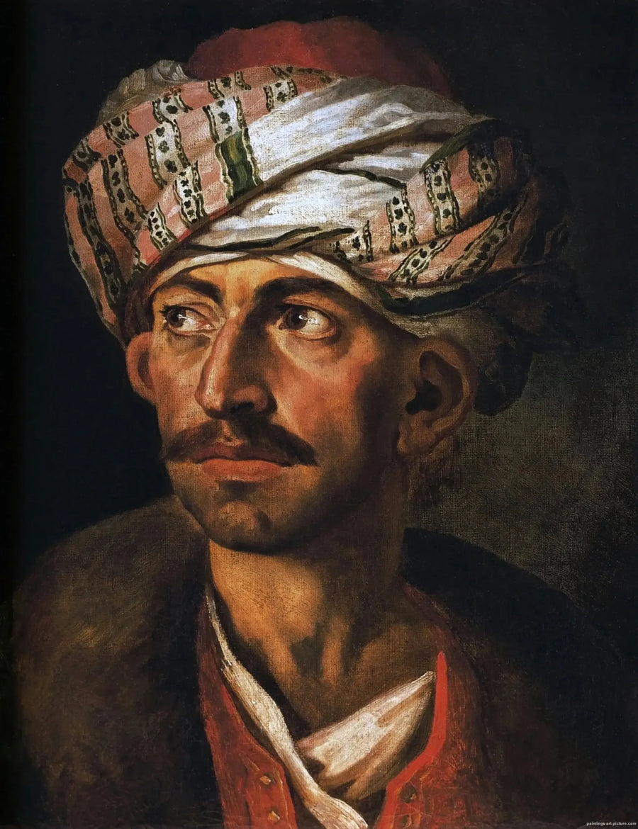Antatt portrett av Mustapha - Théodore Géricault