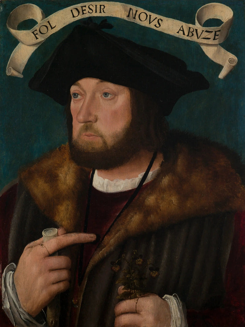 Antatt portrett av Guillaume Gouffier - Jean Clouet
