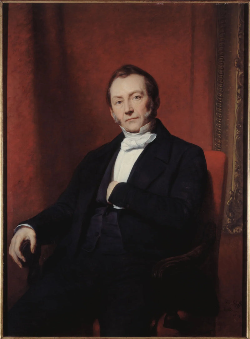Antatt portrett av Jean Abraham Nottebohm - Ary Scheffer