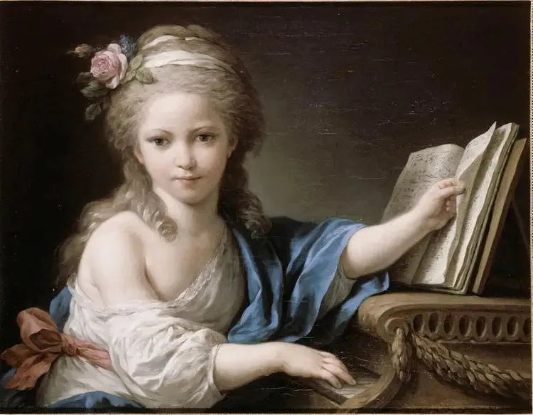 Portrett av Joséphine, datter av Bergeret de Grancourt, som spiller piano - Louis Jean François Lagrenée

Source:
Portrait présumé de Joséphine, fille de Bergeret de Grancourt, touchant le piano-forte - Louis Jean François Lagrenée