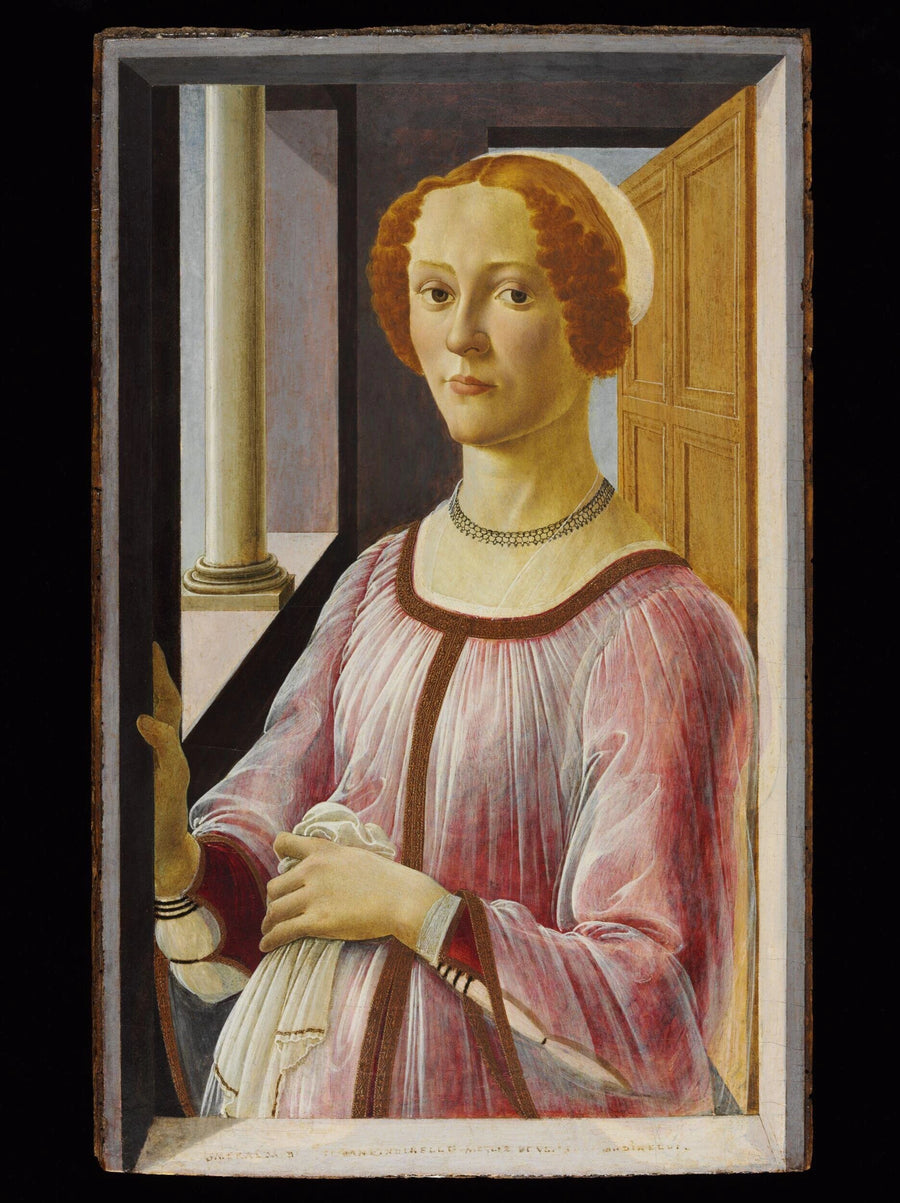 Portrett av Esmeralda Brandini - Sandro Botticelli