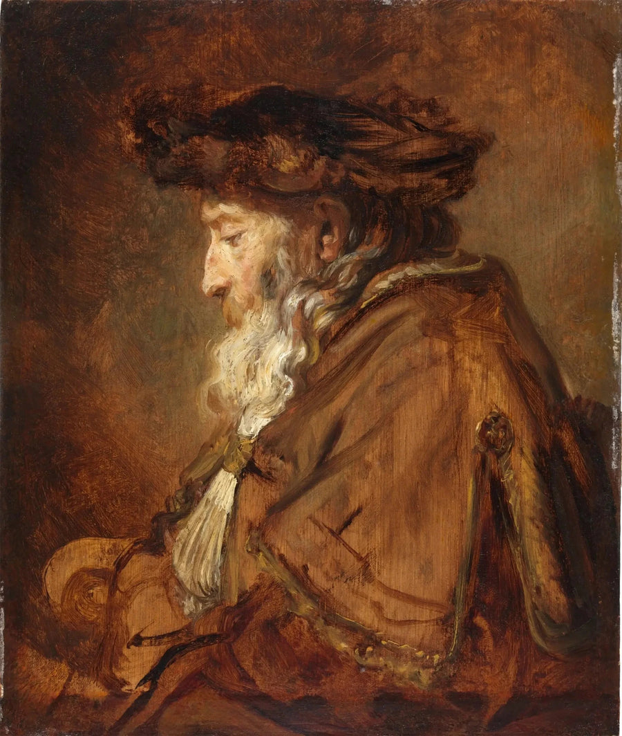 Gammel mann - Rembrandt