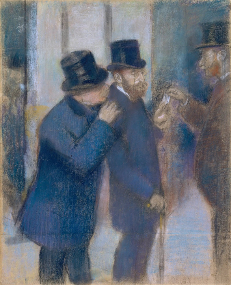 Portretter på Børsen - Edgar Degas