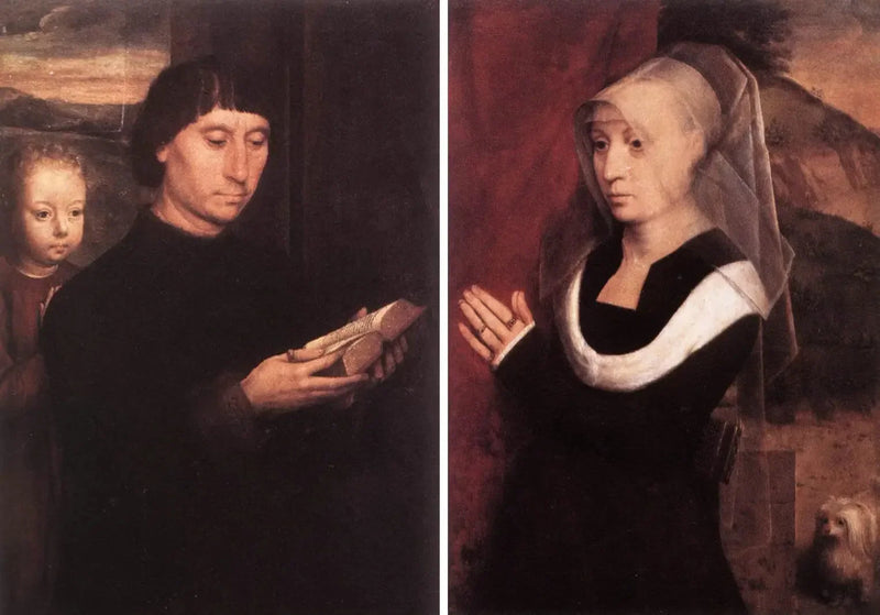 Portretter av to donorer - Hans Memling