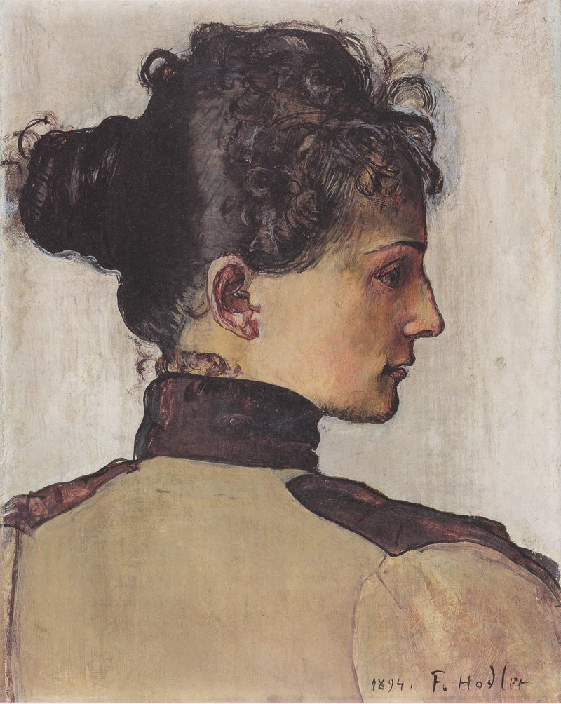 Portrett av Berthe Jacques - Ferdinand Hodler