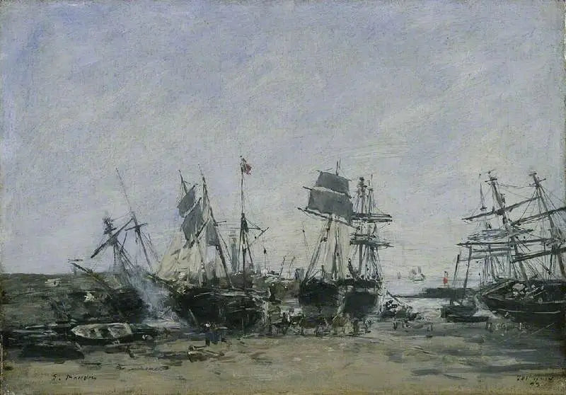 Portrieux, lavvann - Eugène Boudin