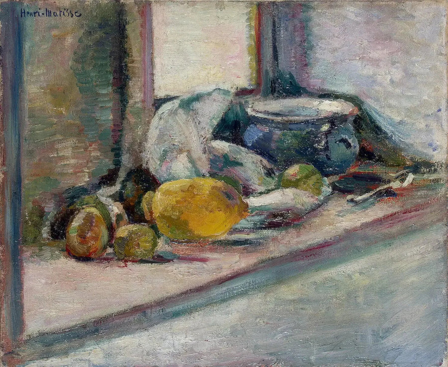 Blå potte og sitron - Henri Matisse
