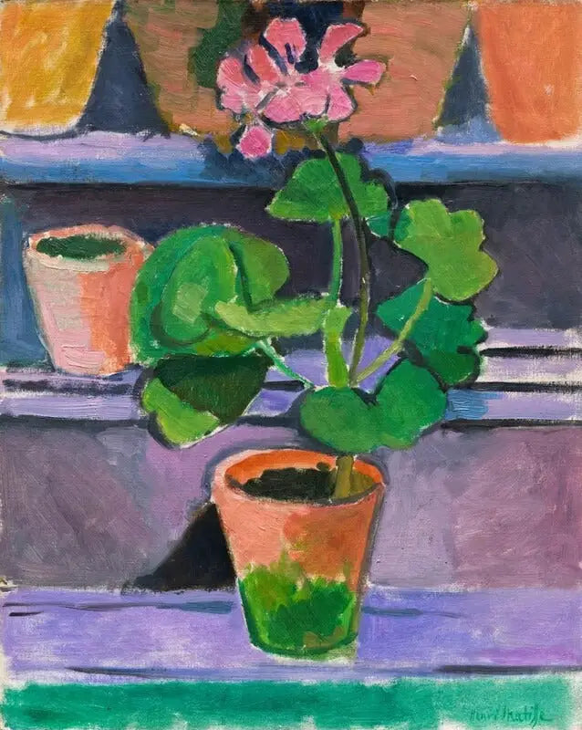 Geraniumkrukke - Henri Matisse