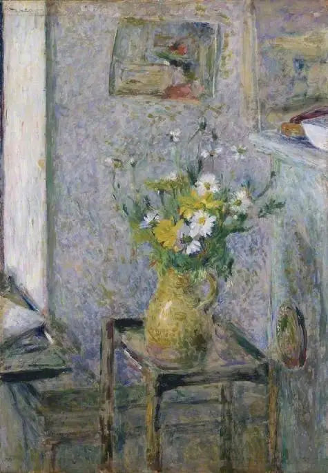 Terrakottakrukke og blomster - Édouard Vuillard