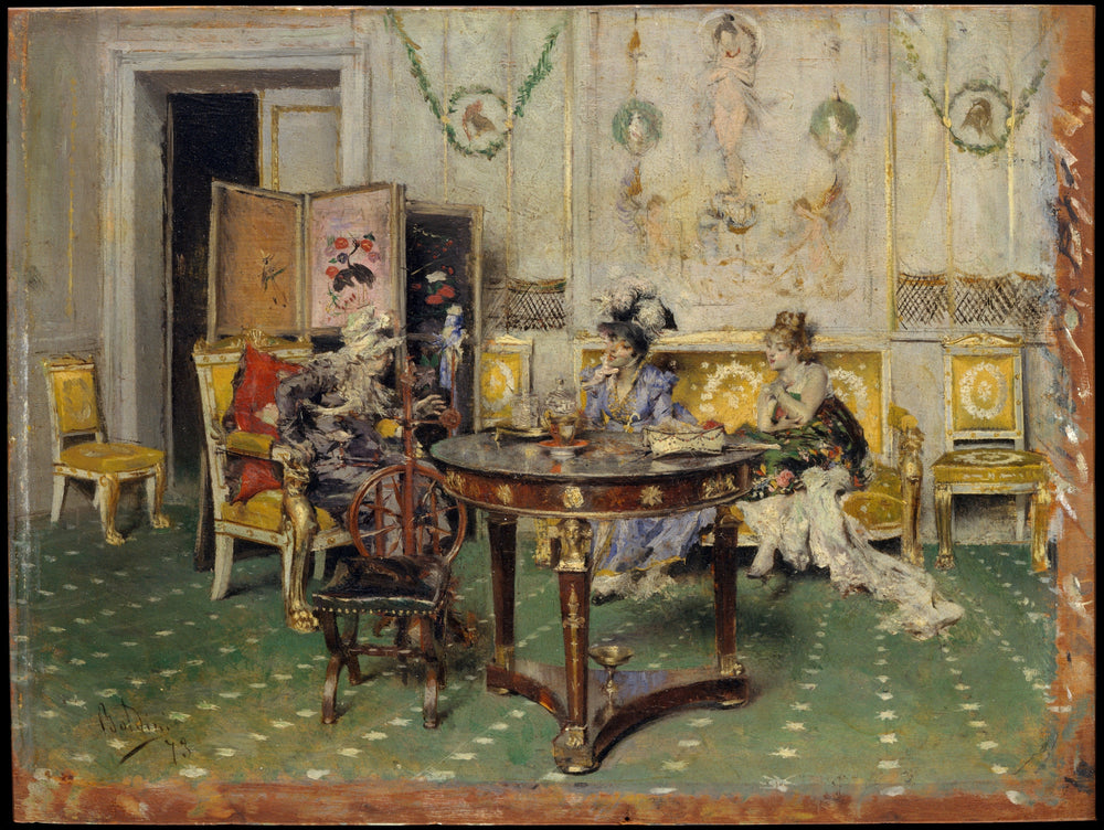 Potins - Giovanni Boldini image 1 reproduction réalisée par Alpha Reproduction