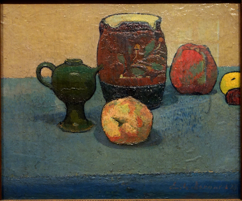 Terrakottapotter og epler - Émile Bernard