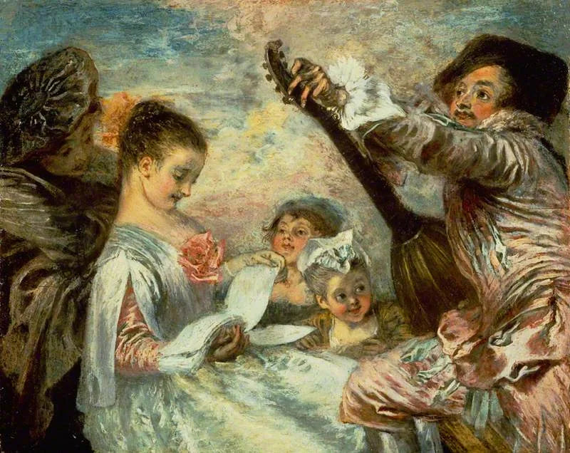 For å bevise for oss at denne skjønnheten - Antoine Watteau
