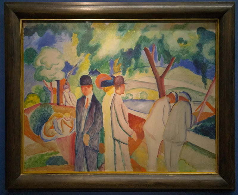 Barnevogn (Stor lys barnevogn) - August Macke