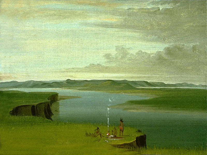 Prairie Bluffs au lever du soleil, près de l'embouchure de la rivière Yellowstone - George Catlin

Source:
Prairie Bluffs au lever du soleil, près de l'embouchure de la rivière Yellowstone - George Catlin