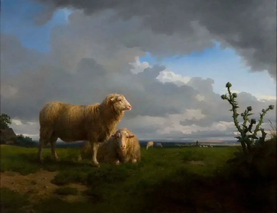 Prairie og sauer - Rosa Bonheur