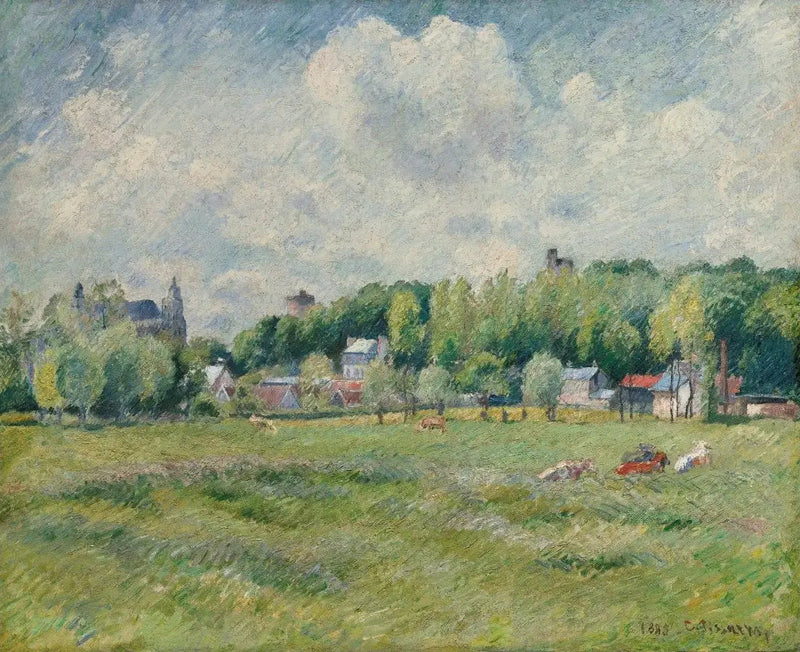 Præriene i Gisors - Camille Pissarro