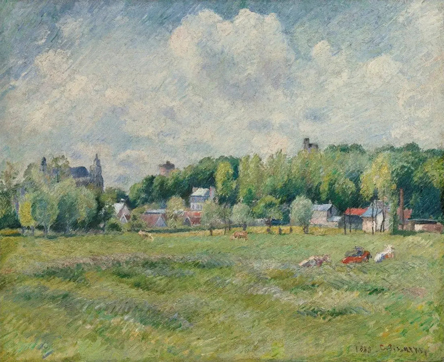 Præriene i Gisors - Camille Pissarro