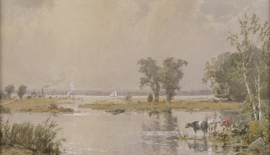 Hackensacks prærie - Jasper Francis Cropsey