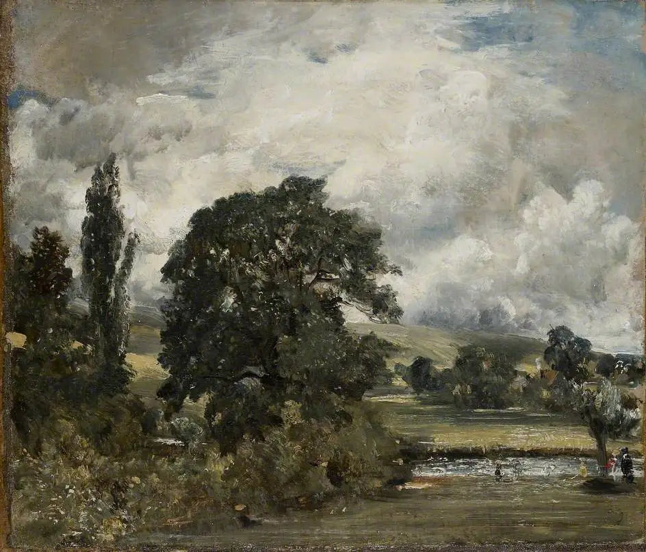 Prairies humides près de Salisbury - John Constable - Alpha Reproduction