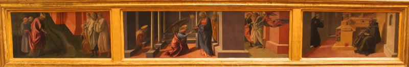 Prédelle av altertavlen Barbadori - Fra Filippo Lippi