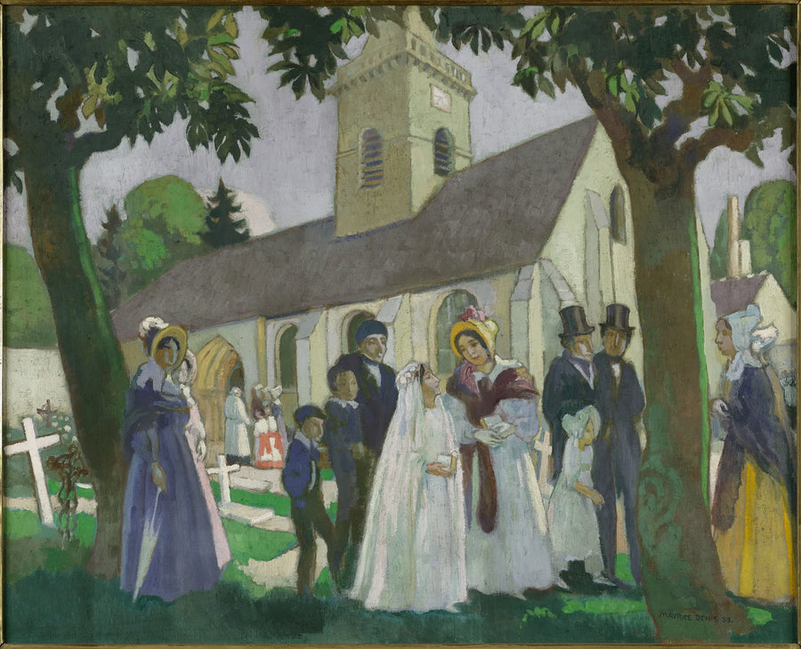 Léopoldines første kommunion i Fourqueux - Maurice Denis