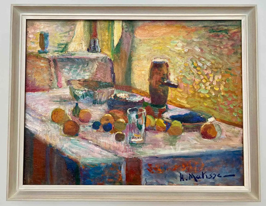 Første oransje stilleben - Henri Matisse