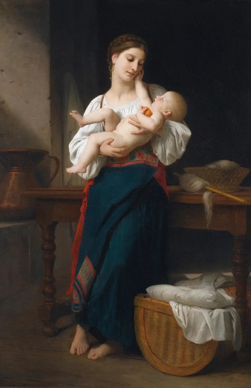 Første Kjærkomne - Bouguereau