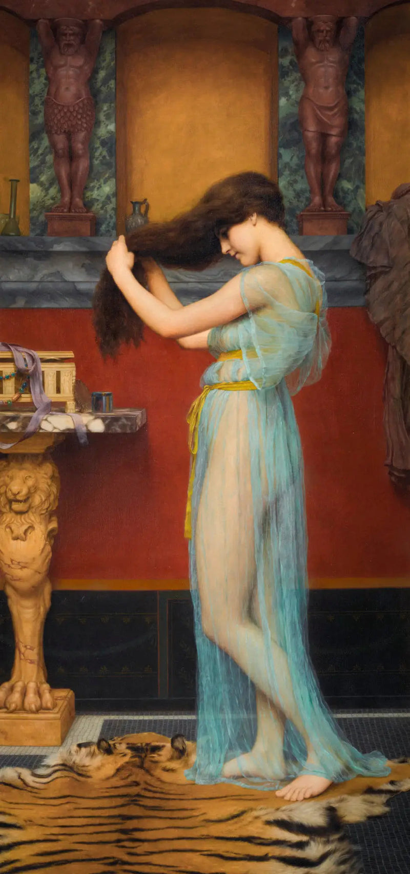 Badforberedelse - John William Godward