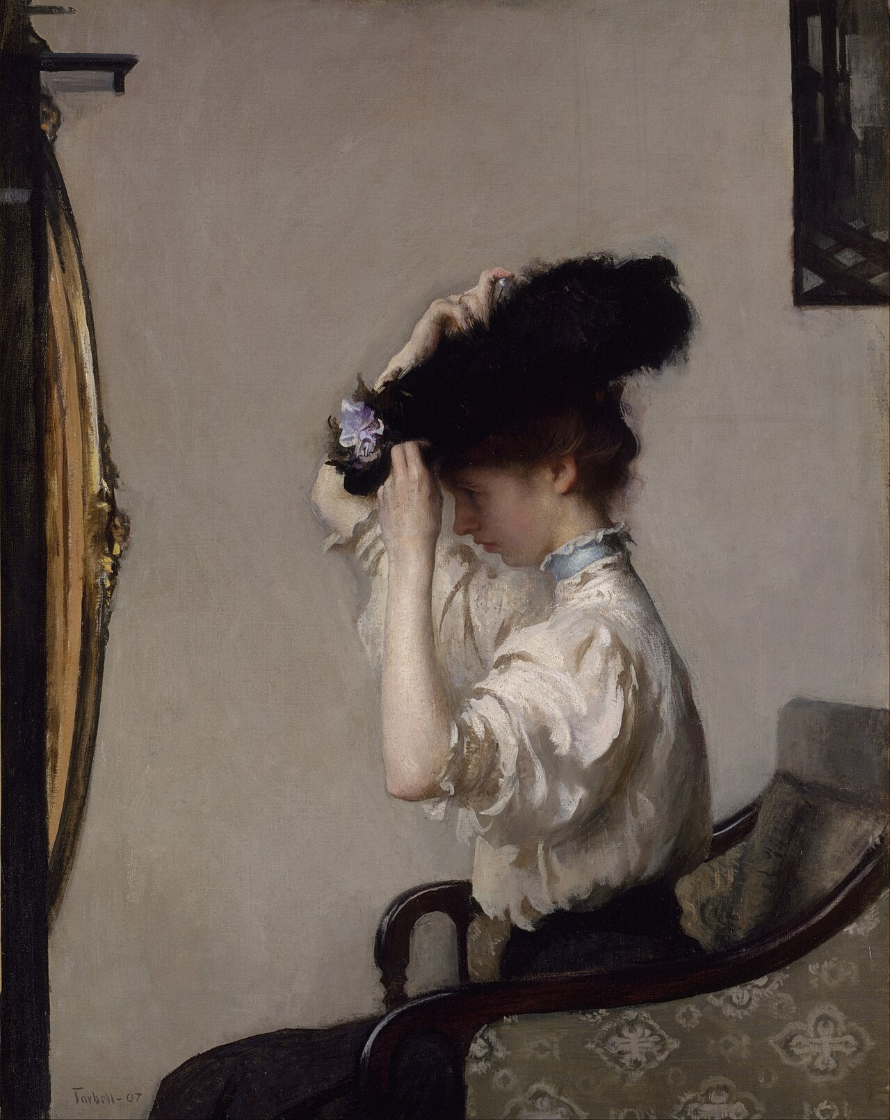Préparation pour la matinée - Edmund Charles Tarbell - Alpha Reproduction