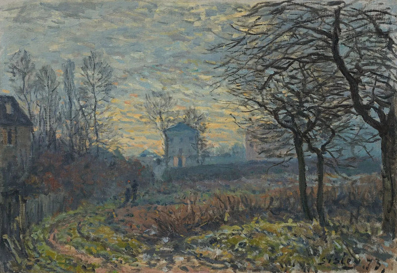 Nær Louveciennes - Alfred Sisley