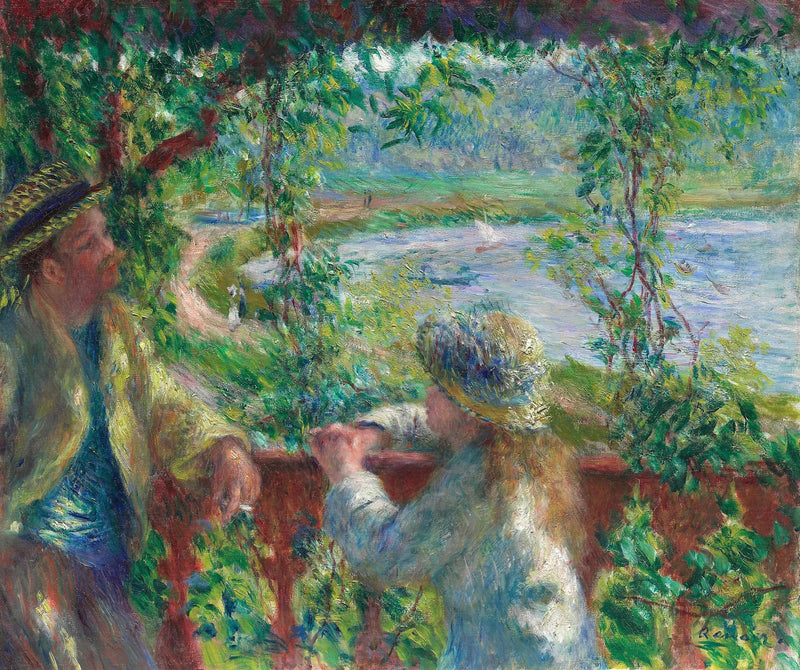 Nær Innsjøen - Pierre-Auguste Renoir