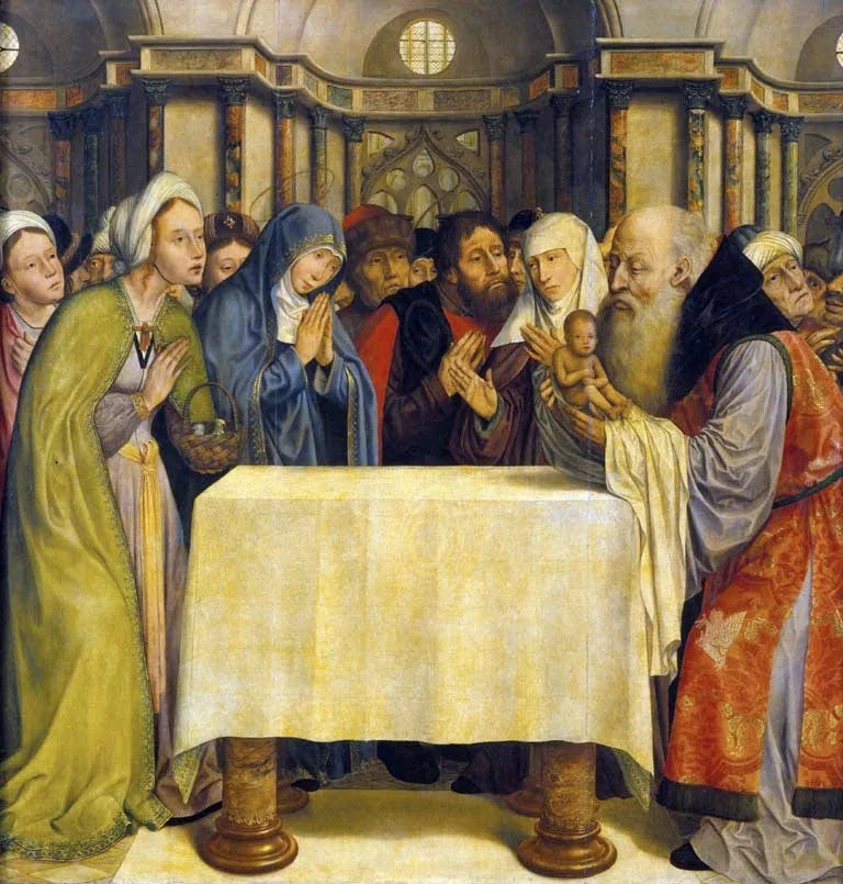 Presentasjon ved Templet - Quentin Metsys