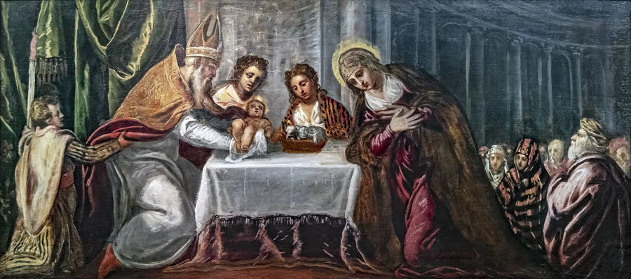 Fremstilling av Jesus i Templet - Jacopo Tintoretto