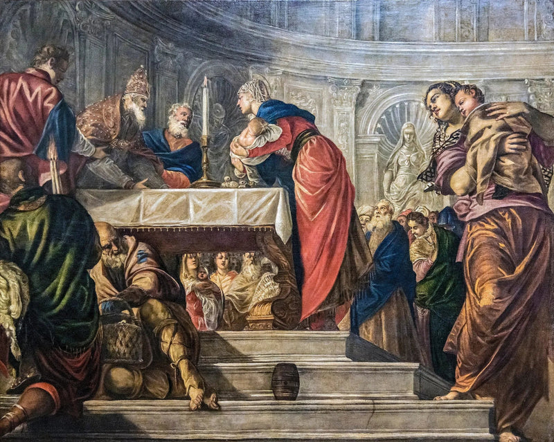 Fremstilling av Jesus i templet - Jacopo Tintoretto