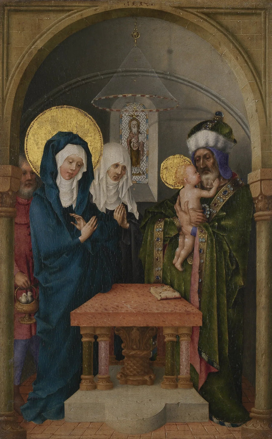 Fremstilling av Jesus i Tempelet - Stefan Lochner