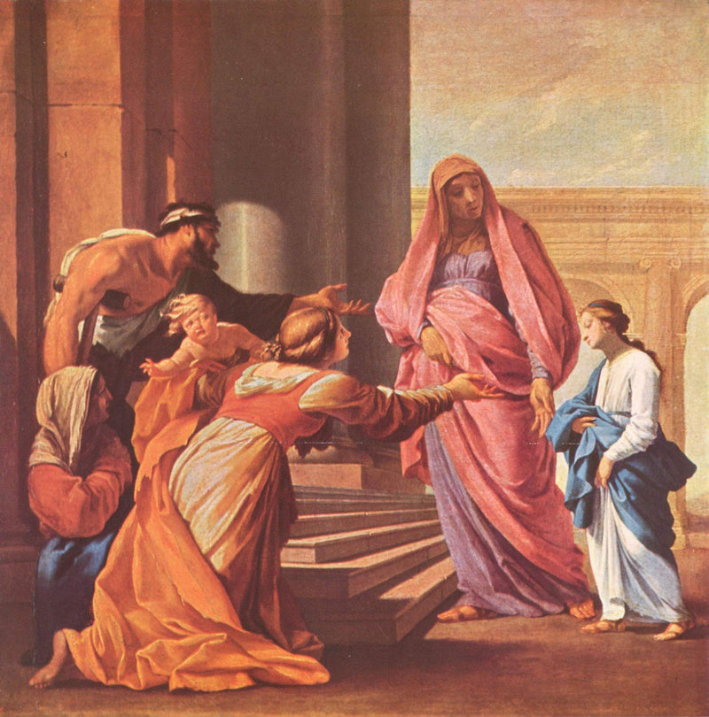 Presentasjon av Jomfruen - Eustache Le Sueur