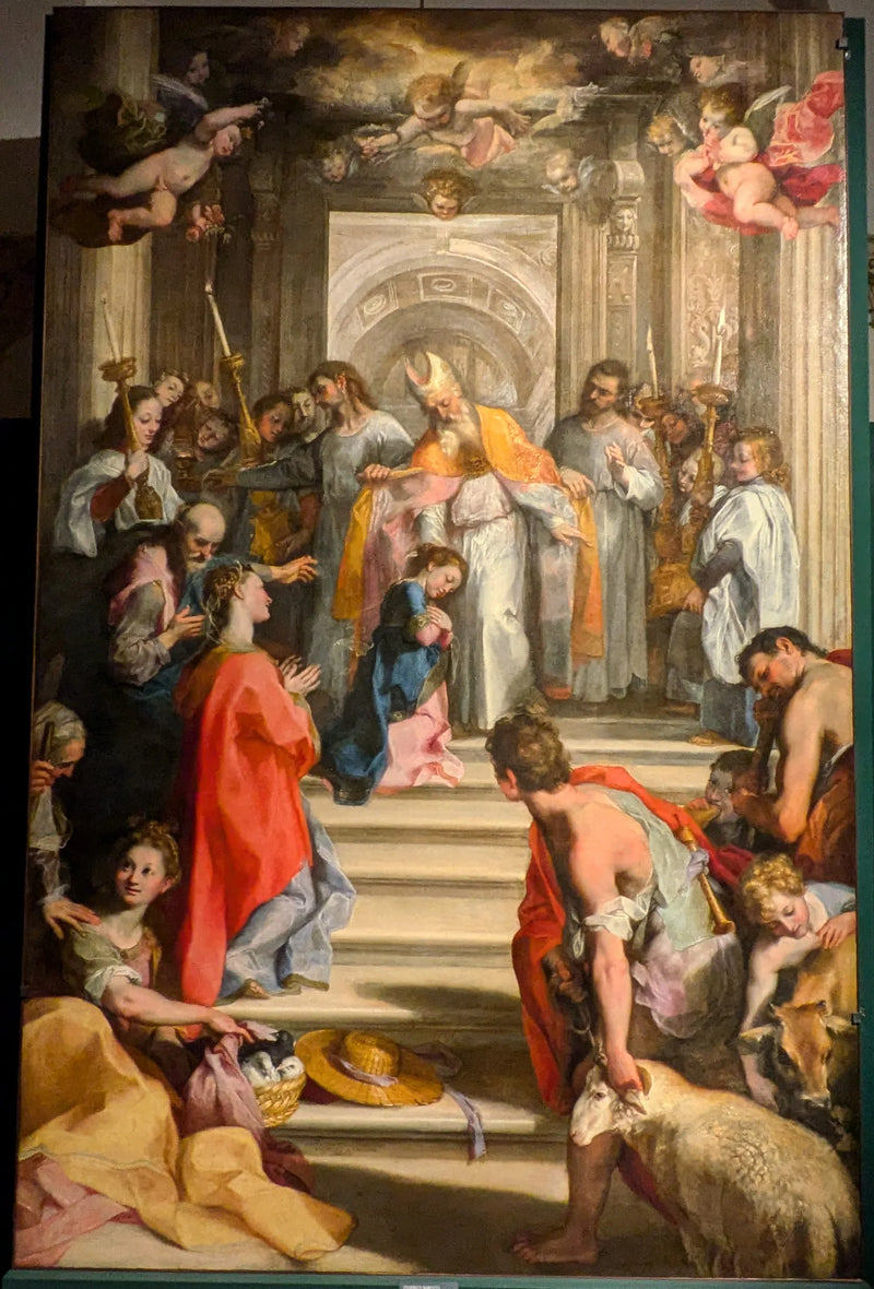 Fremstilling av Jomfru Maria i Templet - Federico Barroci
