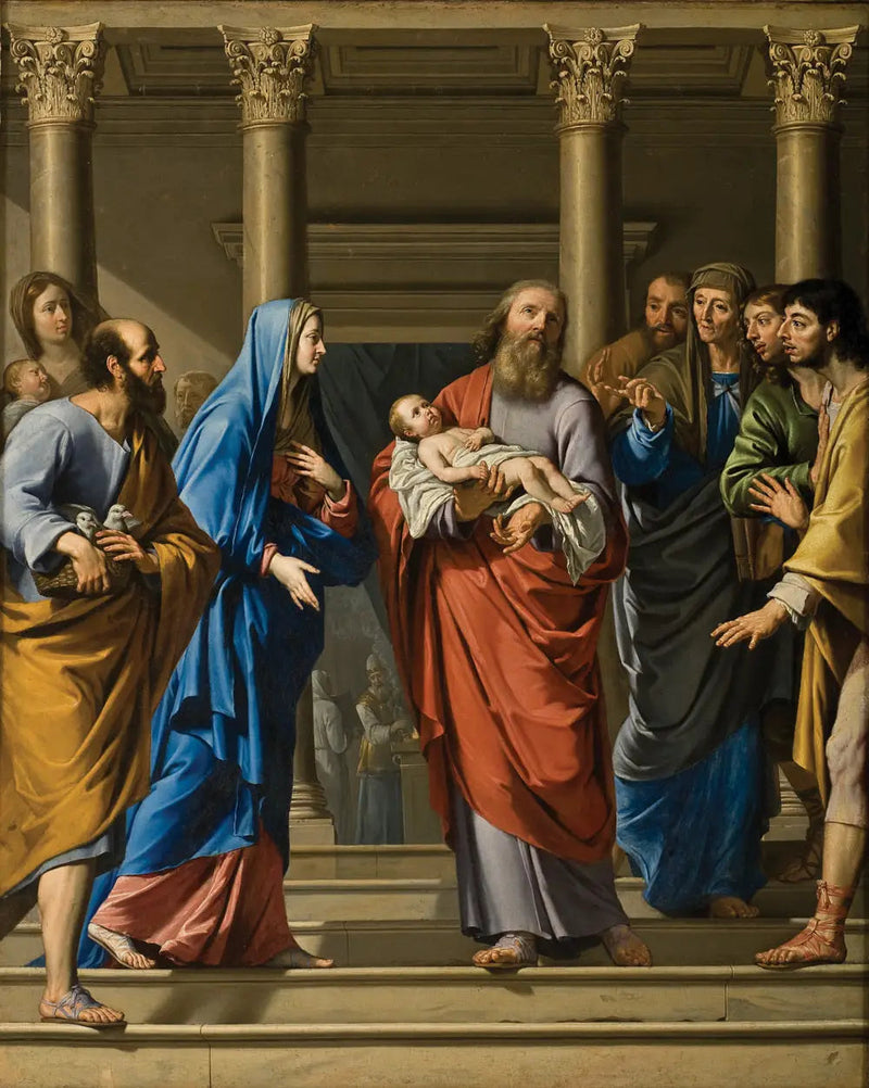 Presentasjon av Kristus i Tempelet - Philippe de Champaigne