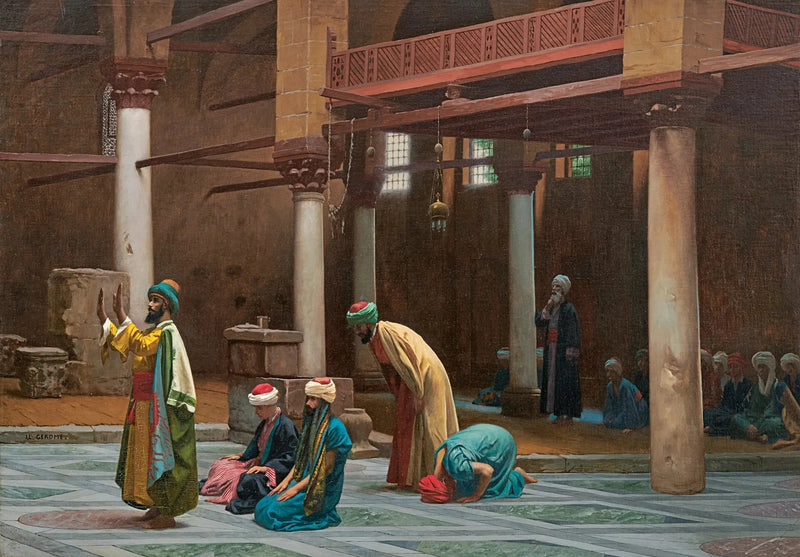 Bønn i moskeen - Jean-Léon Gérôme
