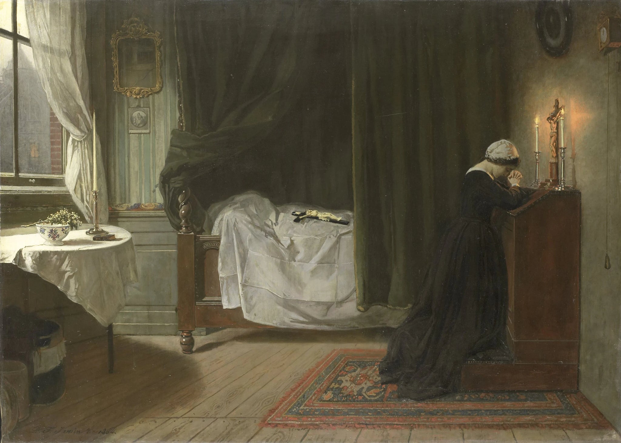 La prière pour le défunt - Diederik Franciscus Jamin