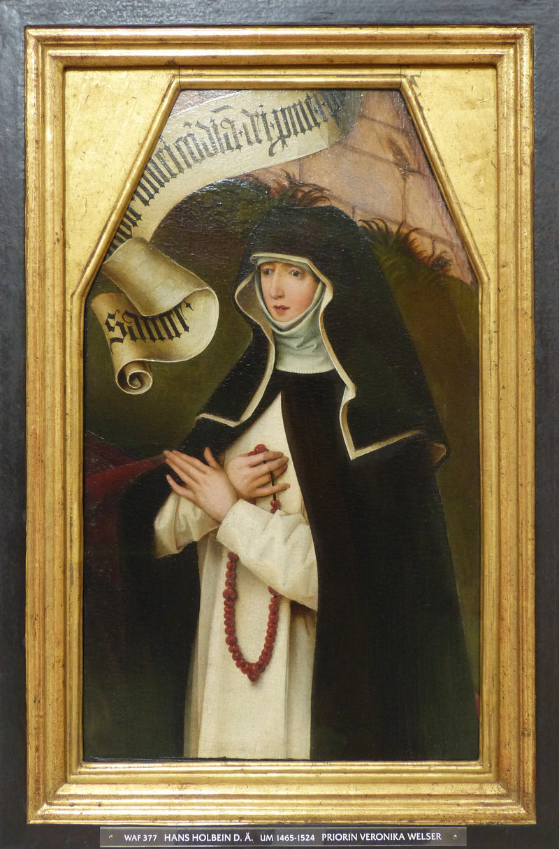 Prieurinne Veronica Welser - Hans Holbein den eldre
