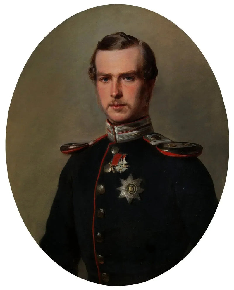 Prince Louis av Hesse, fremtidig storfyr Louis IV av Hesse (1837-1892) - Franz Xaver Winterhalter

Source:
Prince Louis de Hesse, futur grand-duc Louis IV de Hesse (1837-1892) - Franz Xaver Winterhalter