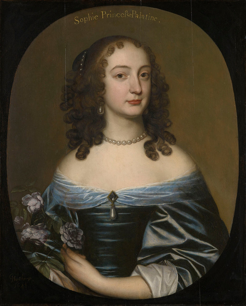Prinsesse Sophie, fremtidig hertuginne av Brunswick-Lüneburg, kurfyrstinne av Hannover (1630-1714) - Gerrit van Honthorst
