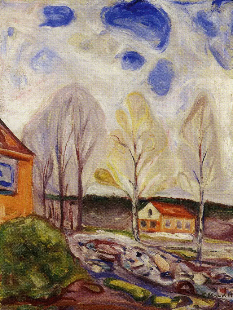 Vår i Åsgårdstrand - Edvard Munch