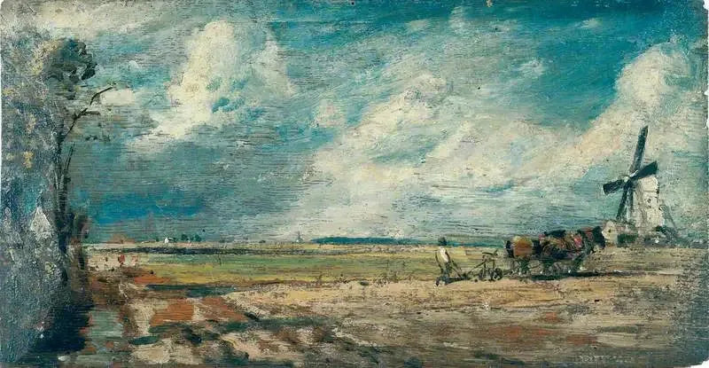 Vår : East Bergholt Common - John Constable