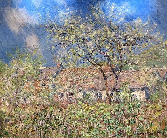 Vår i Giverny W1062 - Claude Monet