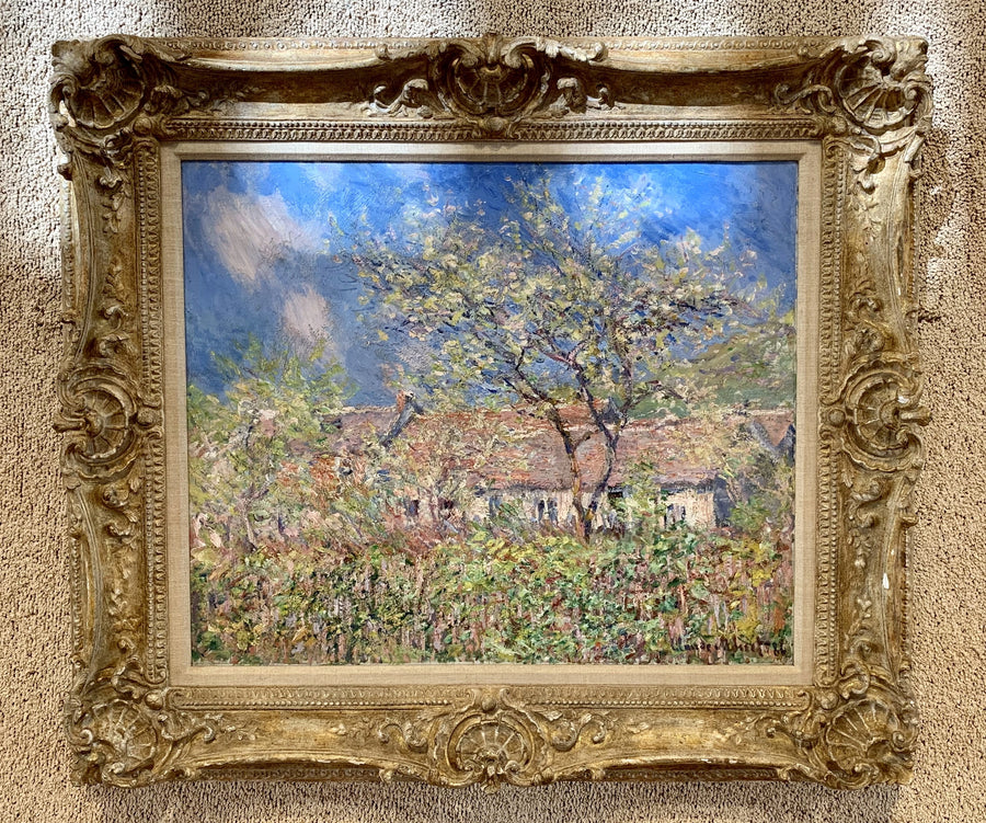 Vår i Giverny W1062 - Claude Monet