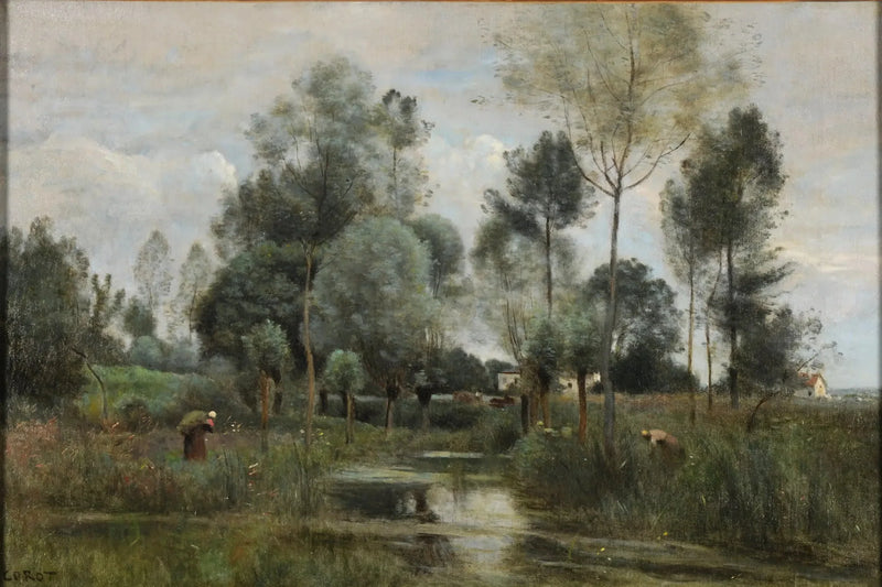Vår. La Saulaie - Jean-Baptiste Camille Corot